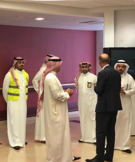SAIB employees visit  the King Abdullah Cancer Center